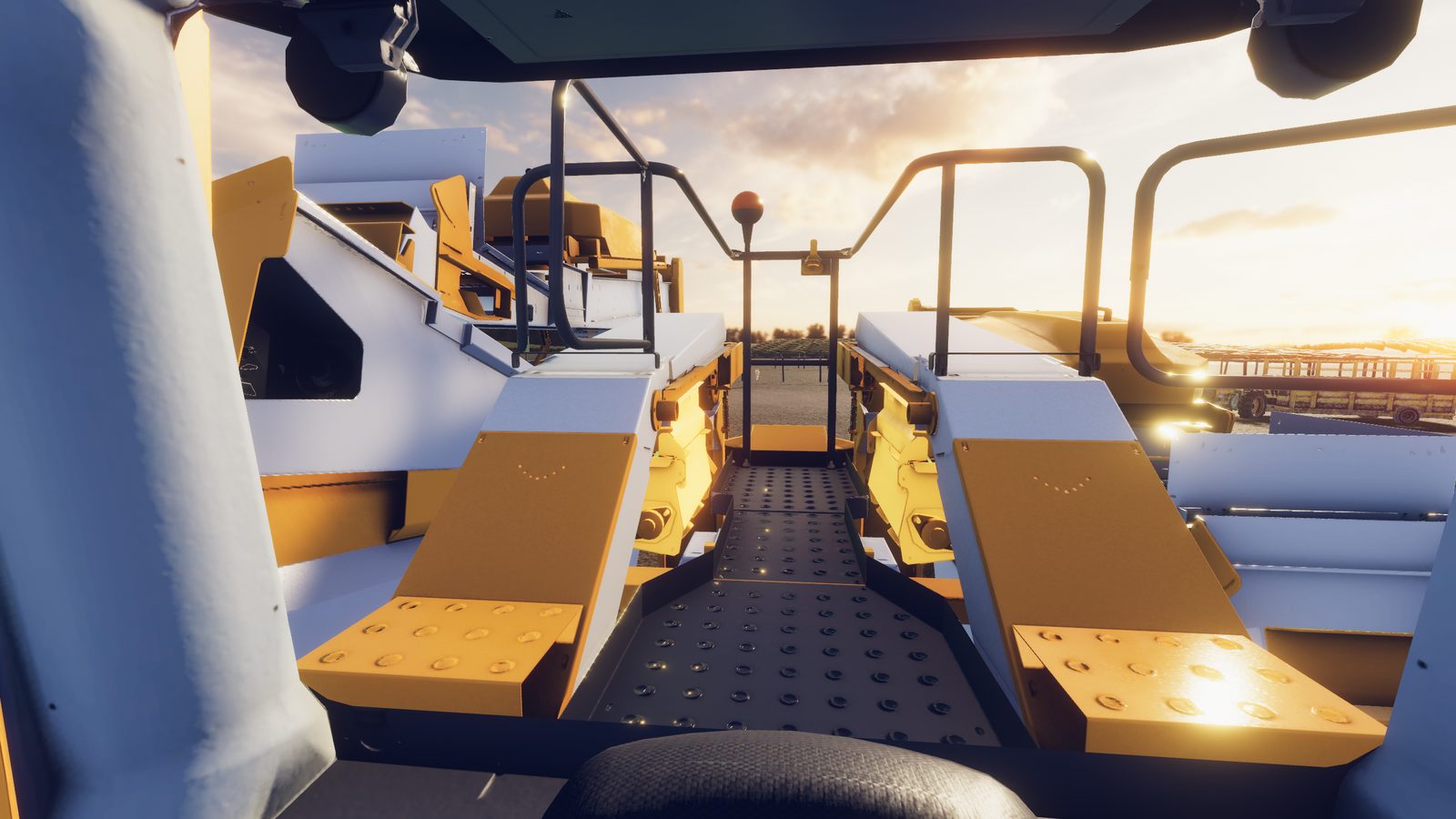 Tracteur agricole utilisé comme référence pour le simulateur E-CAB
